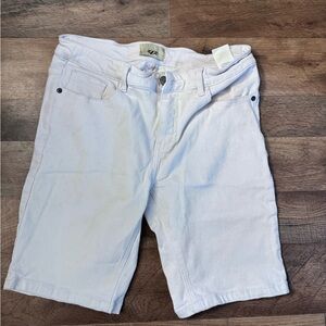 Men’s White Denim Jean Shorts